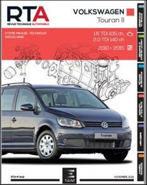 RTA842 VOLKSWAGEN TOURAN II 1.6TDi 105ch-2.0TDi 140ch 2010-15