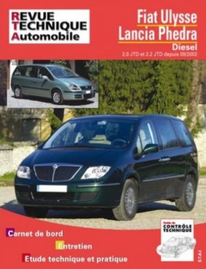 RTA863 FIAT ULYSSE / LANCIA PHEDRA DIESEL 2.0 ET 2.2 JTD DEP. 09/2002