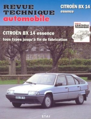 RTA703 CITROEN BX14 TOUS TYPES 1983-92