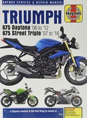 TRIUMPH 675 2006-16 - SERVICE & REPAIR MANUAL