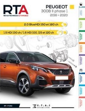 RTA852 PEUGEOT 3008 II PHASE I (2016 A 2020) - Diesel