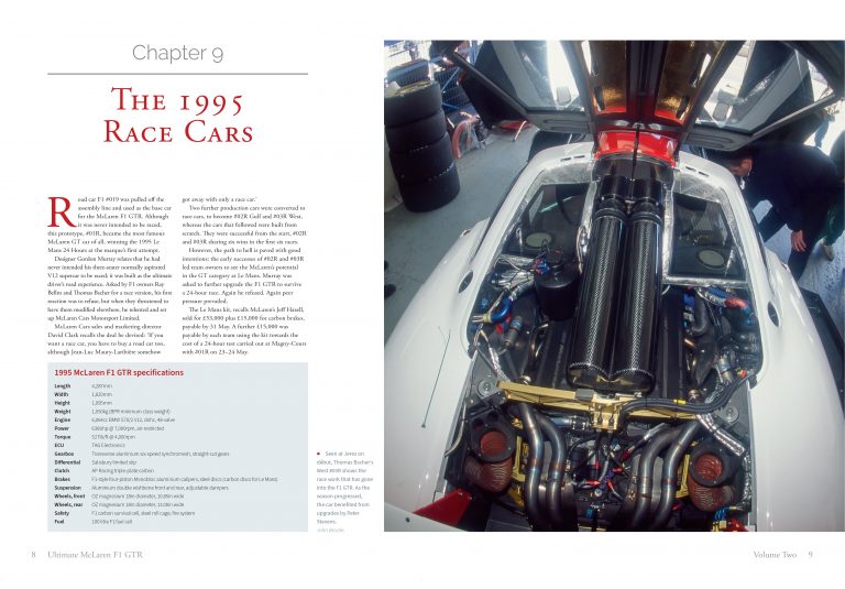 MCLAREN F1 GTR : THE DEFINITIVE HISTORY (ULTIMATE SERIES)