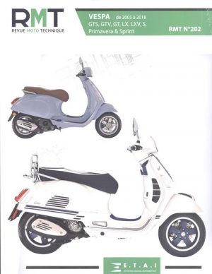 RMT202 VESPA 125, 150, 250 & 300 2005-2018