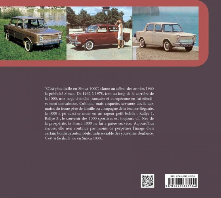 LA SIMCA 1000 DE MON PERE