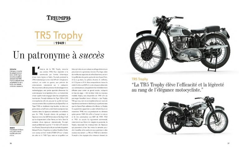 TRIUMPH L'ART MOTOCYCLISTE ANGLAIS