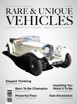 RARE & UNIQUE VEHICULES N°8 - THE FIRSTS