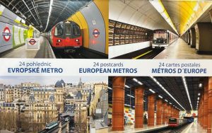 EUROPEAN METROS 24 POSTCARDS