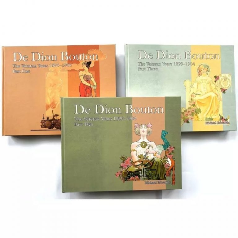 DE DION BOUTON THE VETERAN YEARS 1899-1904