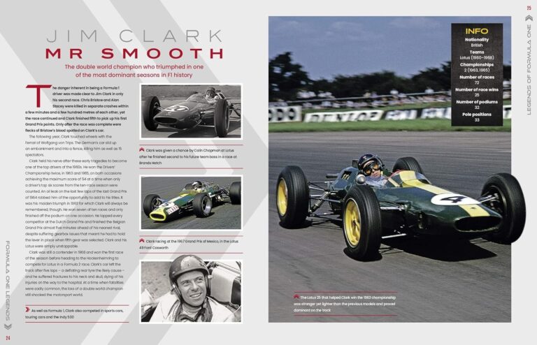 FORMULA ONE LEGENDS : THE GREATEST DRIVERS, THE GREATEST RACES