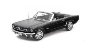 FORD MUSTANG COUPE 1964 CABRIOLET NOIRE 1:18