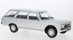PEUGEOT 504 BREAK 1976 GRIS METALLISE 1:18