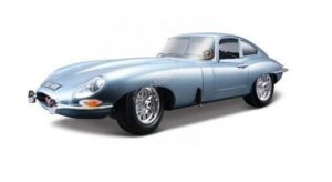 JAGUAR E-TYPE COUPE 1961 BLEUE 1:18