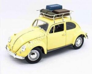 VOLKSWAGEN COCCINELLE CAMPING 1967 JAUNE 1:18