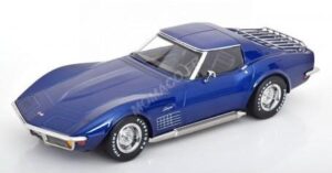 CHEVROLET CORVETTE C3 1972 BLEU METALLISE 1:18